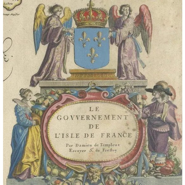 Map of France by Willem Blaeus, 1650 For Sale - Image 6 of 8