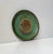 Shallow bronze bowl or charger with applied green verdigris patina (cold paint). Designed and manufactured by Holger...