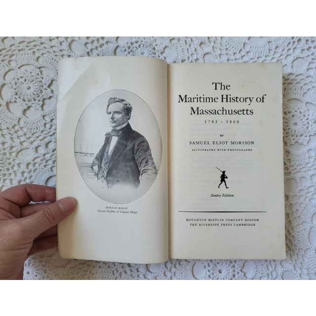 The Maritime History of Massachusetts from 1783-1860 by Samuel Eliot Morison. The copyright is 1961 and it measures 8 ¼” x...