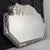 Vintage Art Deco Mirror with Bevelled Glass, 1940s For Sale - Image 4 of 13