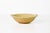 Vintage 1960s French pottery fish-shaped bowl made in the Aegitna atelier in Vallauris, finished in a warm butter-yellow...