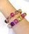 Bochic “Capri” Vintage Diamond, Ruby & Multi-Color Sapphire Bangle 18K Gold &Sil For Sale In New York - Image 6 of 11
