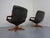 Set of Danish Teak & Leather Swivel Lounge Chairs from Berg Furniture, 1970s For Sale - Image 11 of 18