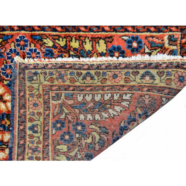 Early 20th Century Vintage Sarouk Rug For Sale - Image 9 of 11