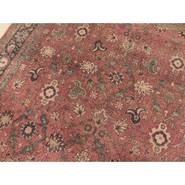 1940s Vintage Persian Hamedan Rug-8′4″ × 11′8″ For Sale In Los Angeles - Image 6 of 13