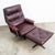 1960s Mid Century Danish Modern Lounge Chairs Burgundy Chrome Pair Set Attributed to Arne Norell For Sale In Sacramento - Image 6 of 12