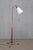 Mid-Century Modern Brass and Elm Model 547 Floor Lamp by Hans Bergström for Ateljé Lyktan, Sweden, 1940s For Sale - Image 3 of 11