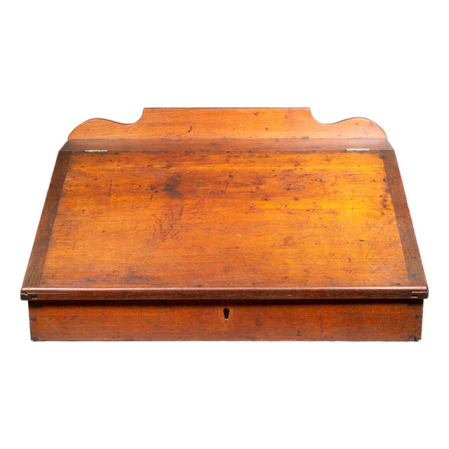 19th C. Shop Keeper's Table Top Desk c.1850 For Sale