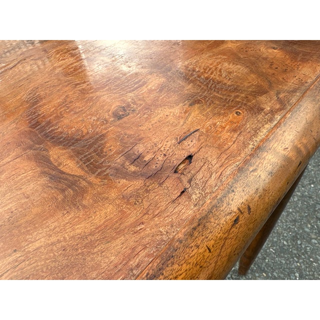 Tan French Art Deco Dressing Table with Mirror, 1920s For Sale - Image 8 of 12