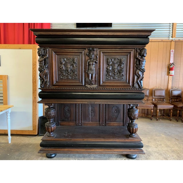 Mid 19th Century Bruegel Carved Server For Sale - Image 13 of 13