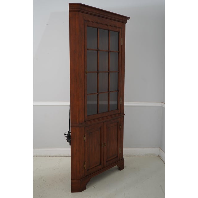 Age: C.2006 Details: Factory Distressed Finish no.20 High Quality Construction Lighted Interior Raised Panel Doors...