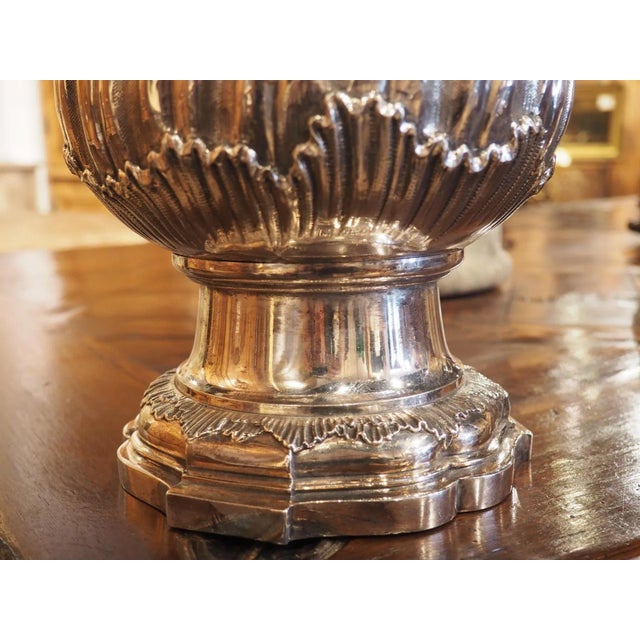 Antique Silvered Bronze Pitcher From France, Circa 1890 For Sale - Image 11 of 13