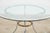 Mid 20th Century Maison Jansen Style Steel and Bronze Center Table For Sale - Image 5 of 13