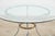 Mid 20th Century Maison Jansen Style Steel and Bronze Center Table For Sale - Image 5 of 12