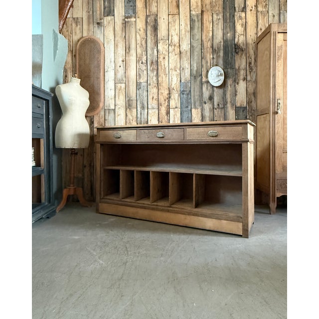 Former Shop Counter with Drawers and Lockers, 1920s For Sale - Image 6 of 18