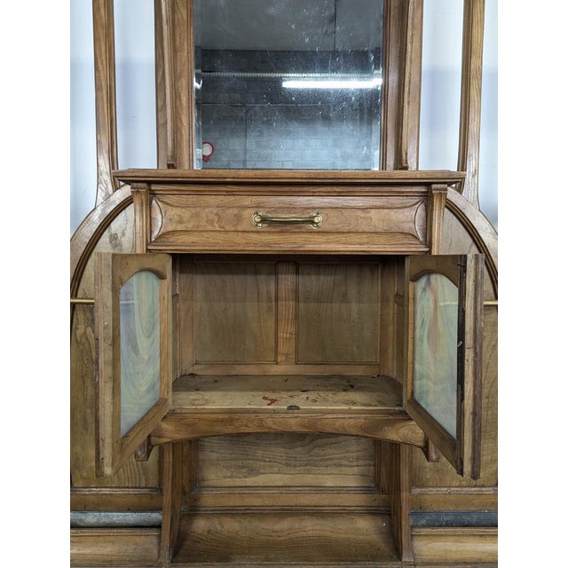 Large Art Nouveau Wardrobe in the style of Vand de Velde For Sale - Image 3 of 14