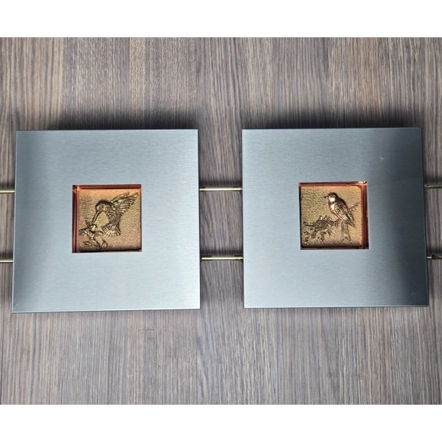 46" Curtis Jere Bird Copper Shadowbox Brutalist Wall Art Sculpture For Sale - Image 6 of 15
