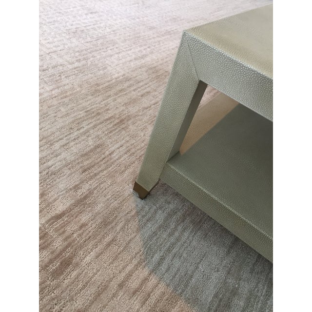 Restoration Hardware Shagreen Square Coffee Table | Chairish