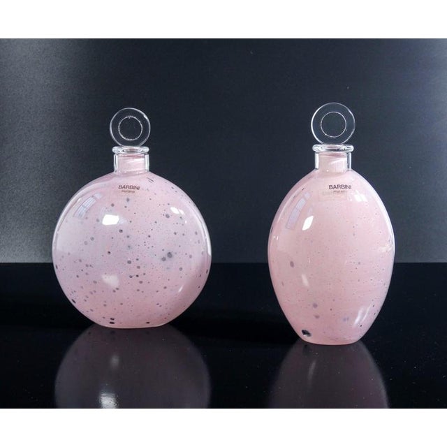Blown Glass Vases by A. Barbini, Set of 2 For Sale - Image 13 of 18