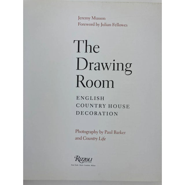 The Drawing Room English Country House Decoration by J Musson Hardcover Book For Sale - Image 9 of 12