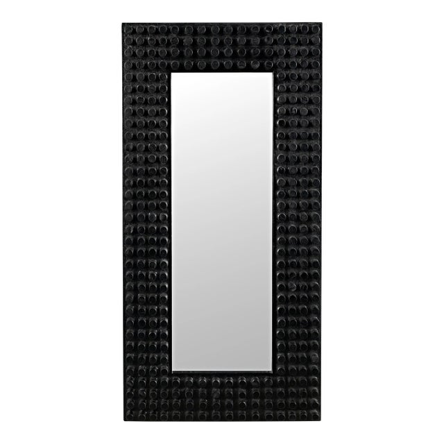 NOIR Faustus Mirror, Charcoal Black For Sale