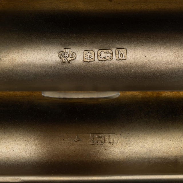 Antique English Silver Cigar Case, 1907 For Sale - Image 10 of 11