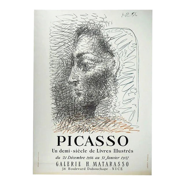 Pablo Picasso Galerrie H. Matarosso. Nice 1956 For Sale