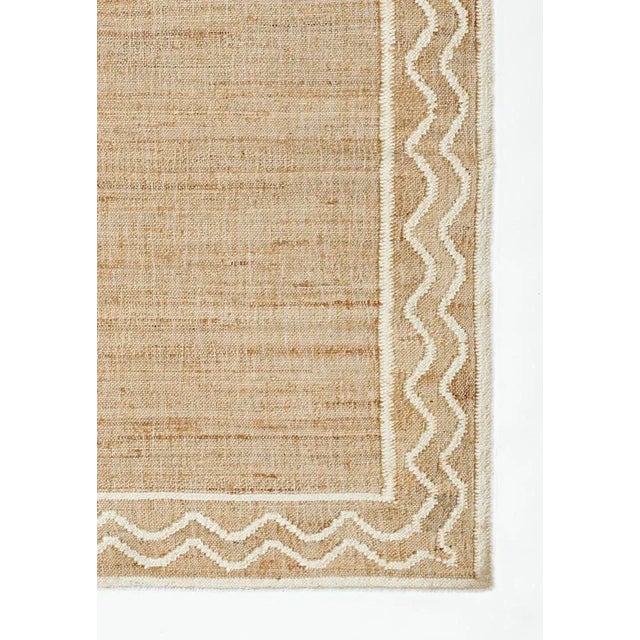 This jute and wool rug provides a beautiful moment for simple elegance, or an opportunity for layering thanks to its...