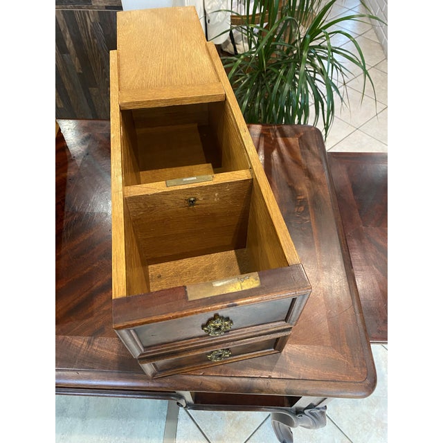 Louis XV Style Desk with Drawers and Shelves, 1890s For Sale - Image 6 of 18