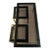 Vintage Mid-Century Brass and Glass Nesting Tables For Sale
