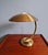 Large bauhaus desk lamp in brass, designed by egon hillebrand, 1930s. the lamp is marked under the base "drgm (deutsches...
