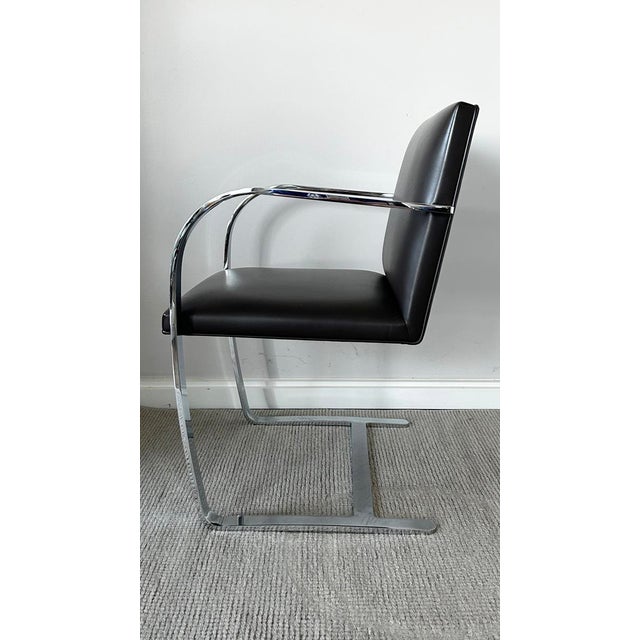 KnollStudio Original Signed Mies Van Der Rohe Brno Flat-Bar Chair - 4 Available For Sale - Image 15 of 16