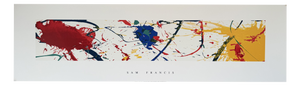 Sam Francis, No Brush, Print
