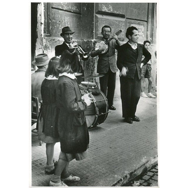 1950s Street Musicians, Naples, 1955 For Sale - Image 5 of 5