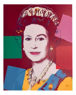 Andy Warhol, Queen Elizabeth II 334, Screenprint