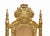 Gold Set of Hand Carved Gilt Throne Armchairs with Lions Heads For Sale - Image 8 of 10