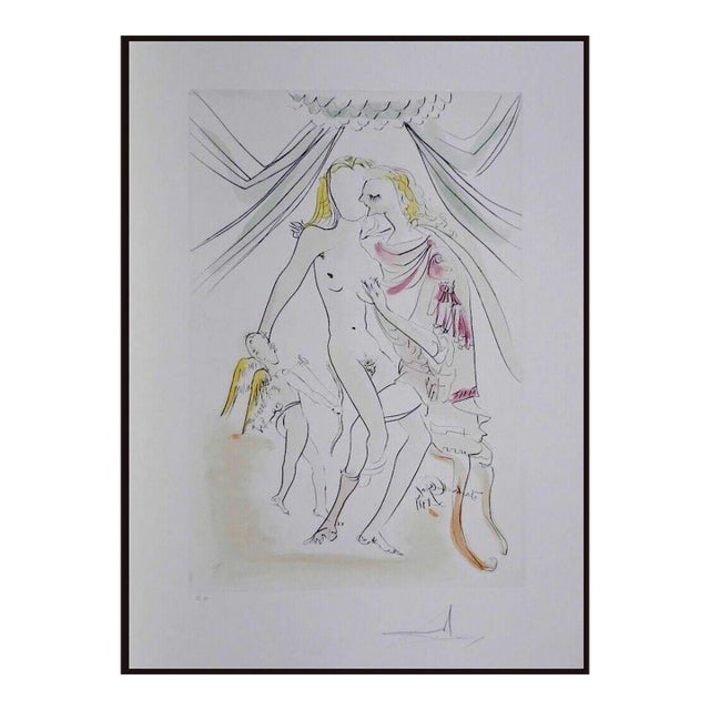 Dali Hommage a Albrecht Durer Venus Mars Cupidon H/S Dali Archives Certified For Sale