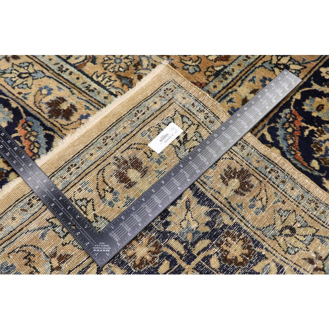 Textile Antique Persian Mashhad Rug, 11'08 X 17'09 For Sale - Image 7 of 10