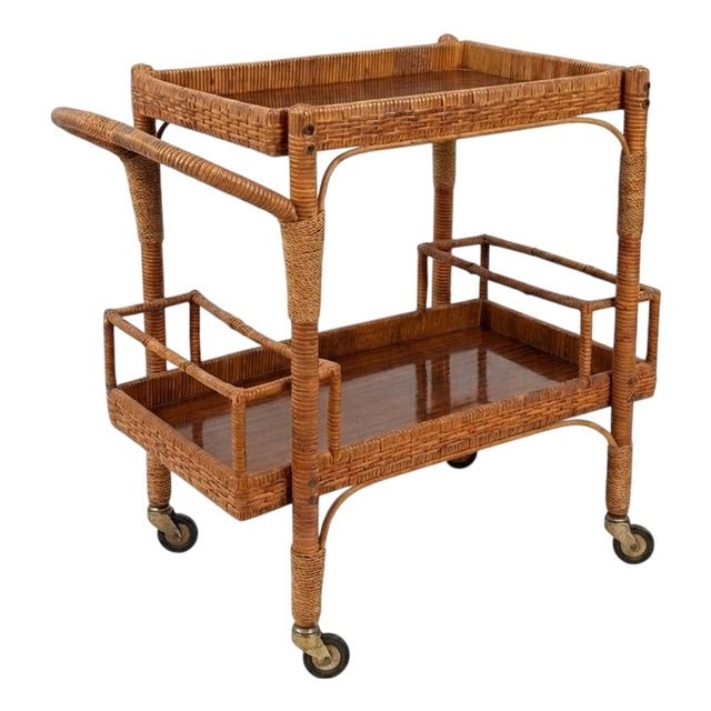 Vintage Italian Serving Cart, 1950s For Sale