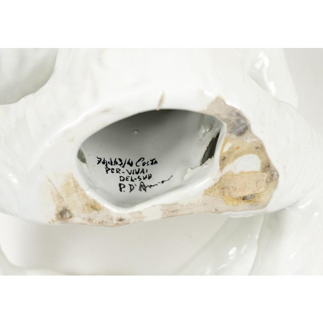 Mid-Century Monkey Candleholders in Ceramic attributed to Vivai Del Sud, Italy, 1970s, Set of 2 For Sale - Image 15 of 16