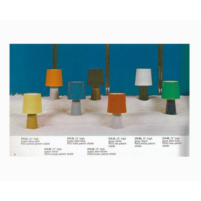 Ceramic Vintage Mid Century M274 Ceramic Table Lamp by Jane and Gordon Martz For Sale - Image 7 of 7