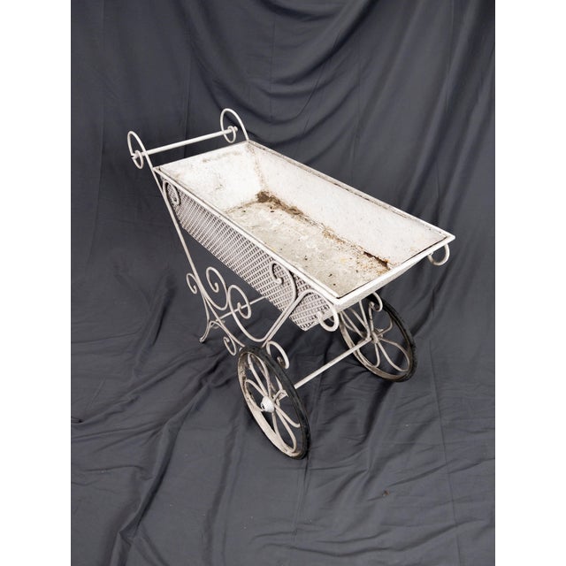 Metal French Garden Cart Chairish