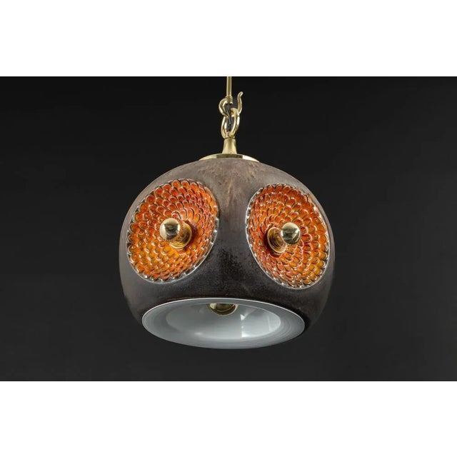Ceramic Sputnik Pendant Light from Sische, Germany, 1970s For Sale - Image 12 of 14