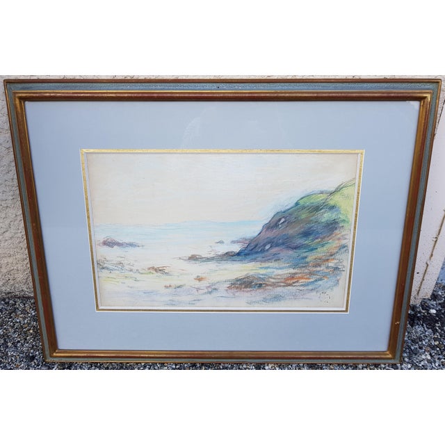 Schuffenecker - Seaside - Pastel on Paper - 1900 For Sale - Image 10 of 15