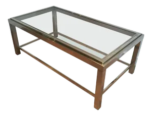 Chrome Coffee Table, Nice , circa 1970