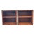 Vintage Rattan Nightstands/Shelving With Brass Corners - a Pair For Sale