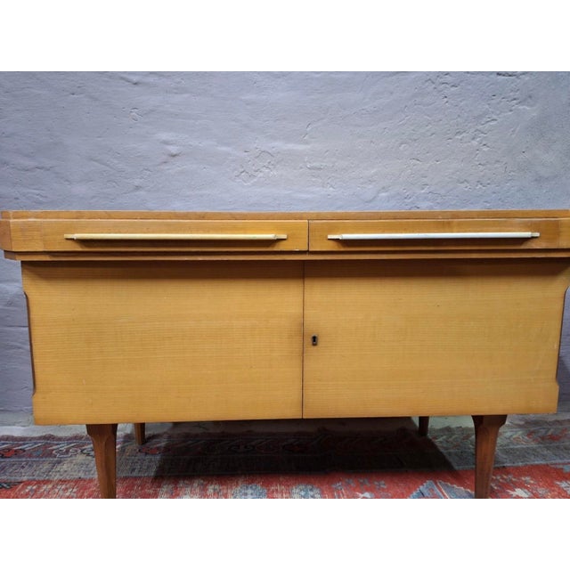 1950s Vintage Art Deco Sideboard in Maple, 1950 For Sale - Image 5 of 8