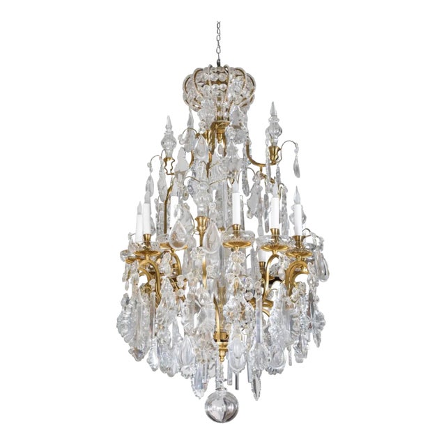 Lush, Louis XIV Style Chandelier For Sale