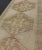 Mid 20th Century Vintage Hand Knotted Oushak Gallery Runner With Three Medallion Design in Taupe, Light Brown For Sale - Image 5 of 12