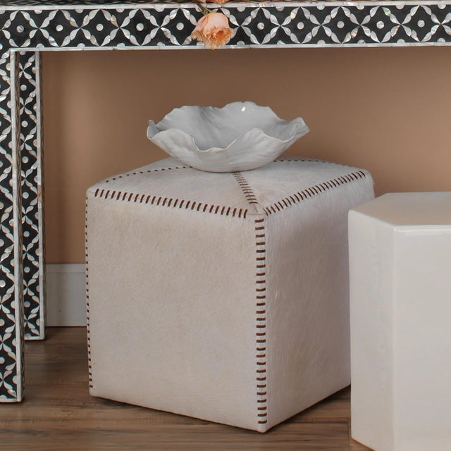 This delicate catchall bowl has graceful organic edges that are perfectly imperfect, like the flower petals they were...